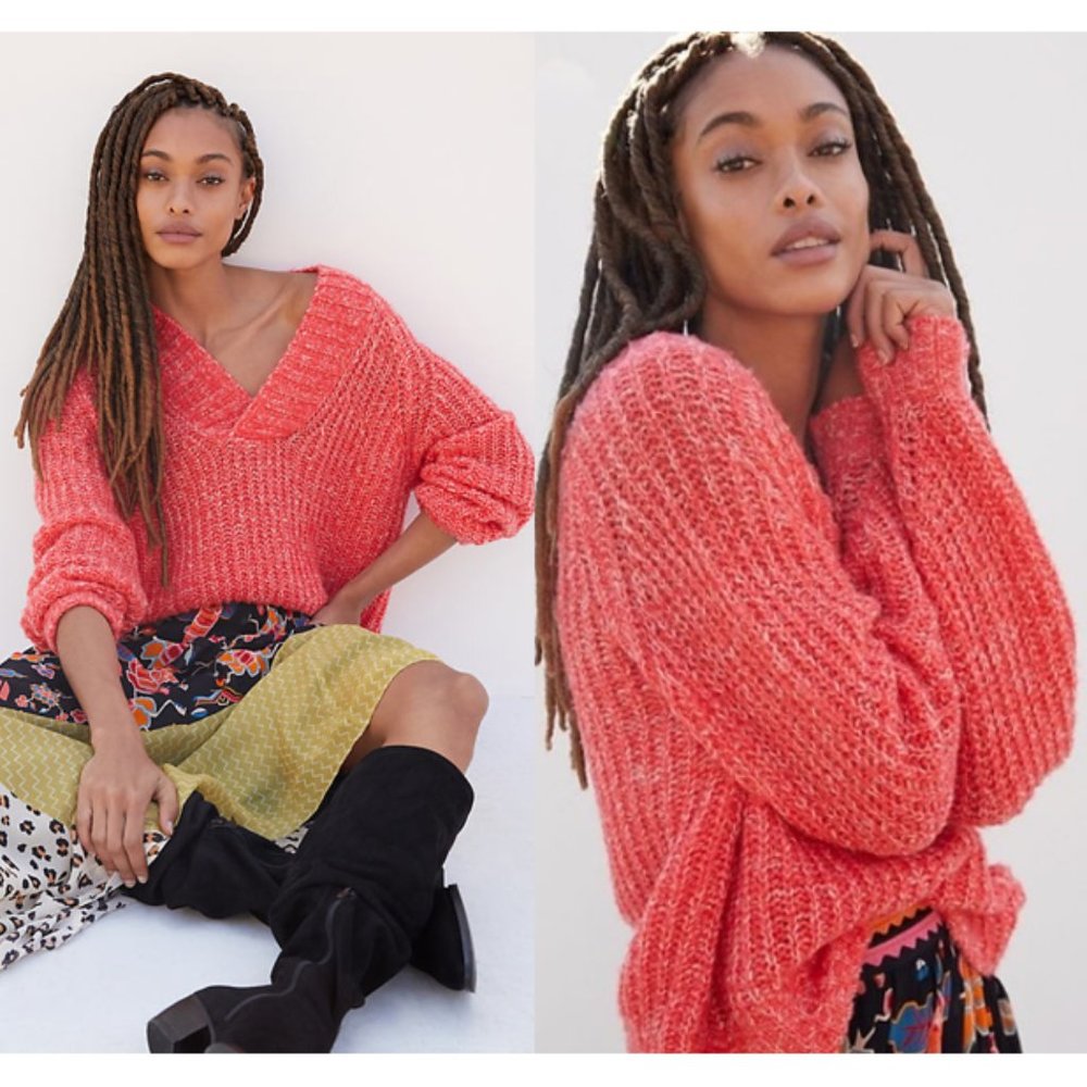 Anthropologie Honore Ribbed Sweater